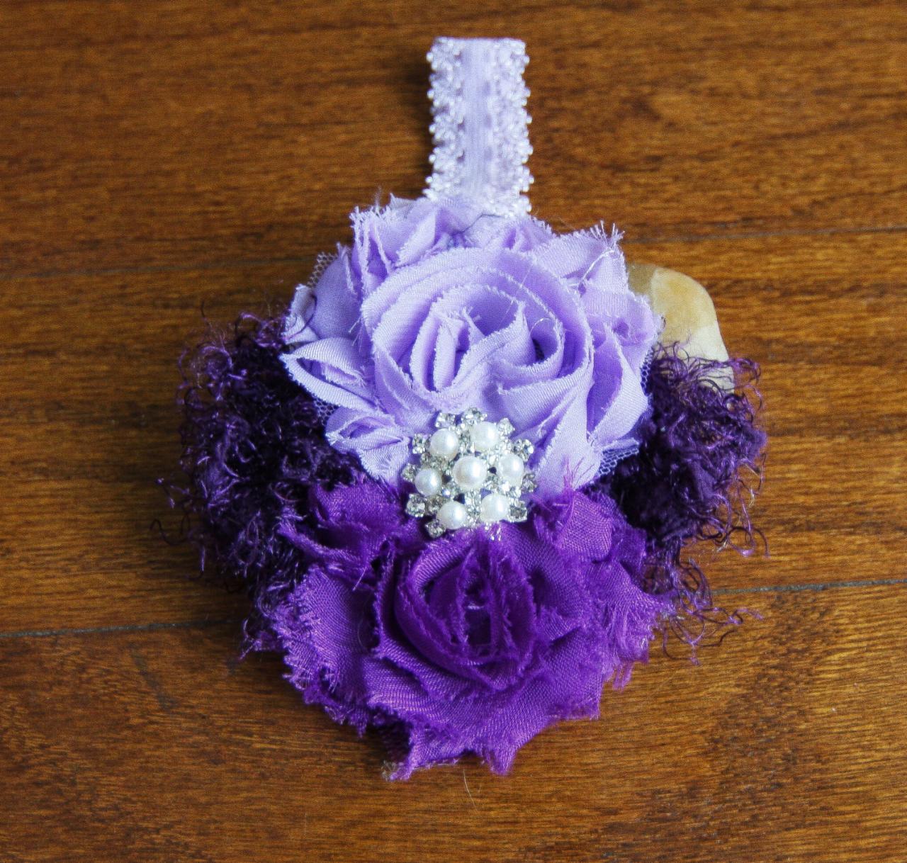 Headband-halo-- Lavendar & Lace! This Hair Accessory Is So Girly!